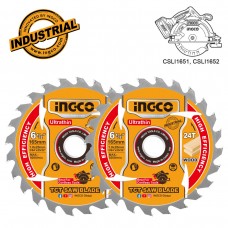INGCO Δίσκος Κοπής Ξύλου 2 τεμ. Φ 165mm TSB1653 INGCO Δίσκος Κοπής Ξύλου 2 τεμ. Φ 165mm TSB1653